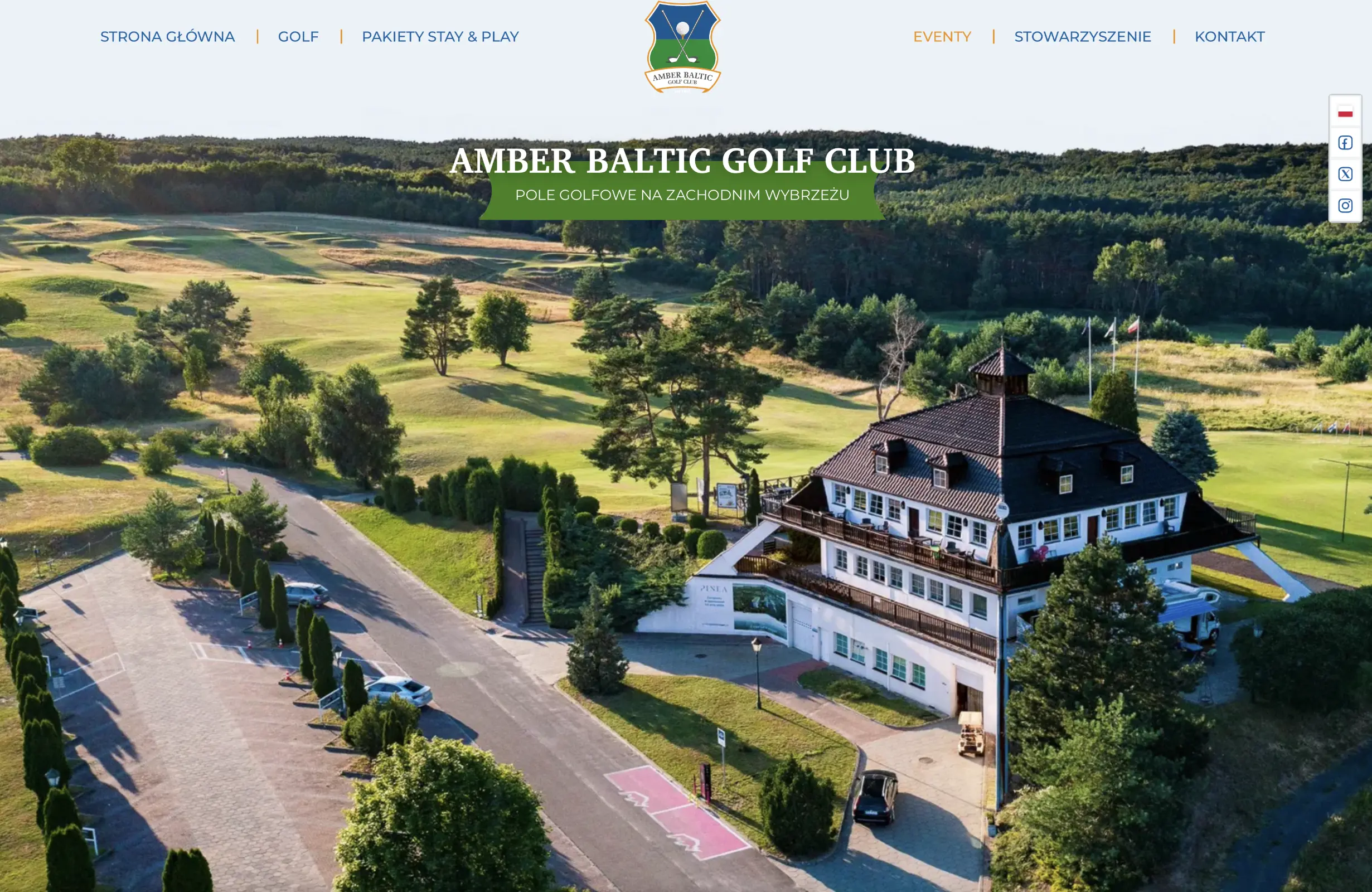 Witamy na nowej stronie Amber Baltic Golf Club